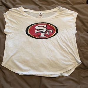Small Vs Pink SF Niners top